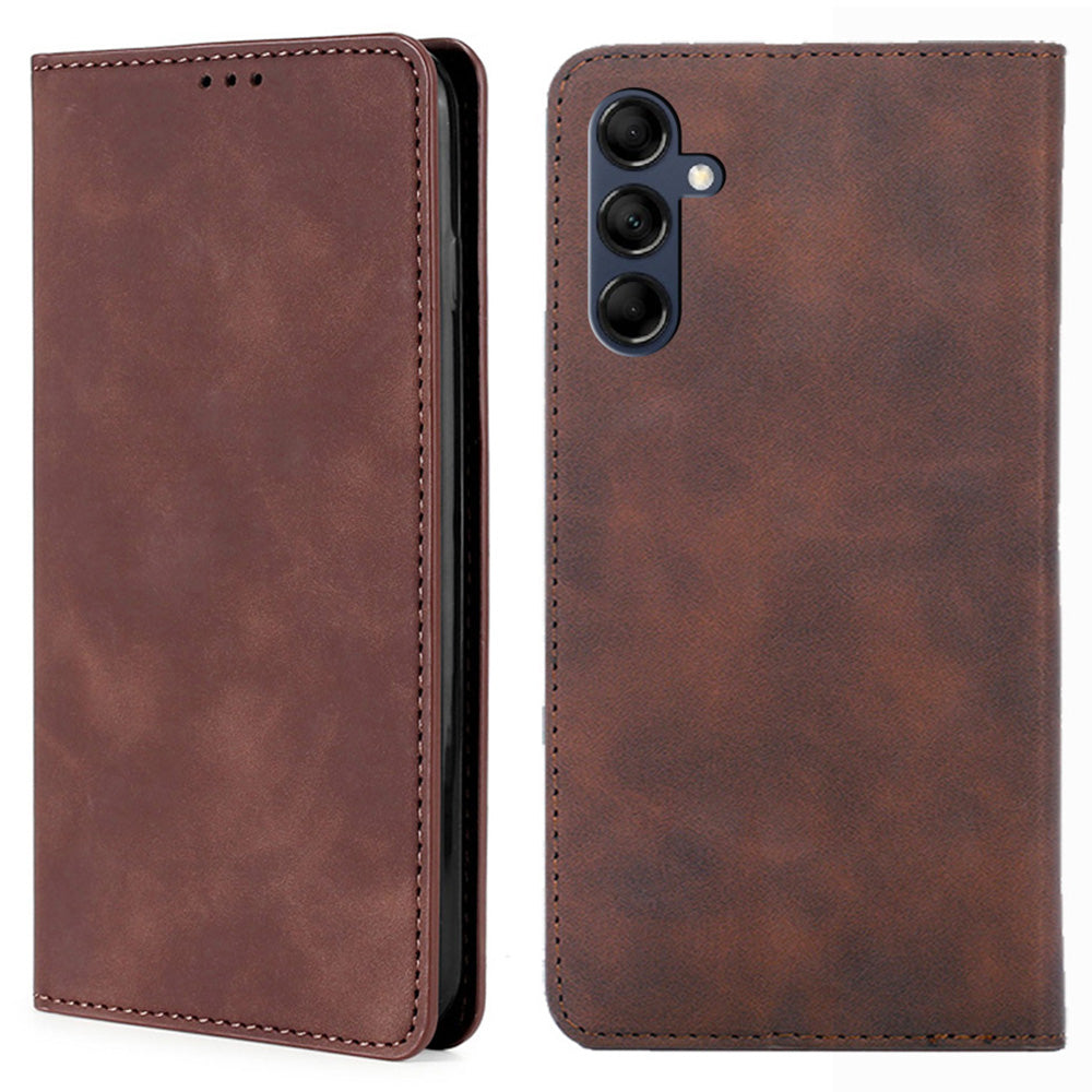 Flip Phone Case for Samsung Galaxy M14 5G Skin-touch PU Leather Card Holder Stand Protective Cover Flip Phone Case for Samsung Galaxy M14 5G Skin-touch PU Leather Card Holder Stand Protective Cover